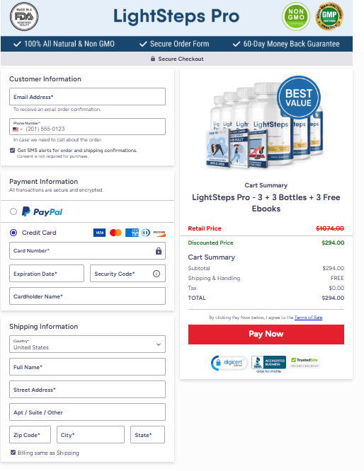 Lightsteps Pro Buy Now